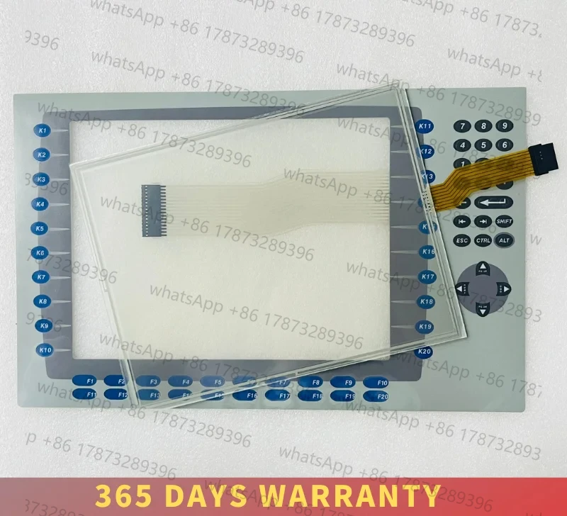 

Touch Screen Panel Glass Digitizer for 2711P-B12C6A1 2711P-B12C15A1 2711P-B12C15A2 2711P-B12C15D6 with Membrane Keypad Keyboard