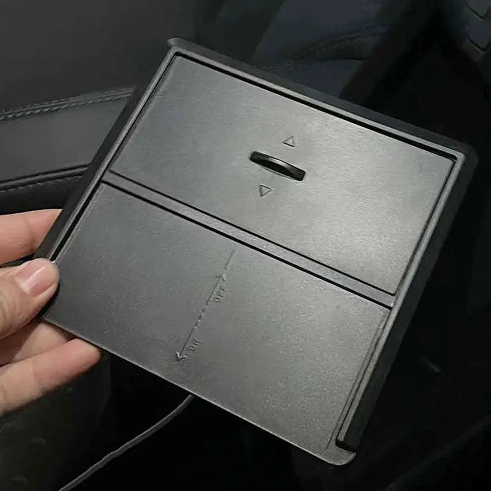 

Plastic Armrest Hidden Storage Box Travel Friendly Dustproof Car Center Console Organizer Protective Privacy Storage Box for Car