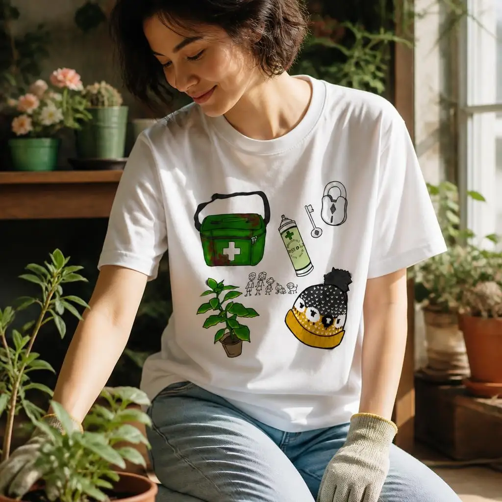 Residents Evils Movie Horror T-Shirts for Men Pure Cotton Tees Round Collar Short Sleeve T Shirts