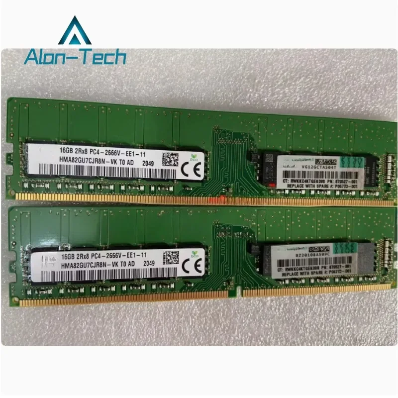 New For H-PE RAM 879507-B21 879527-091 P06773-001 16GB DDR4 2666 ECC Server Memory