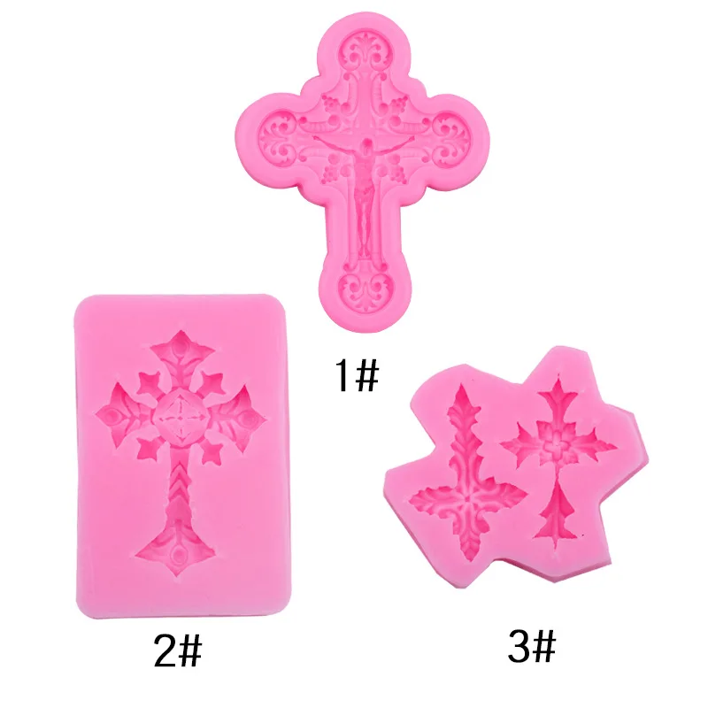 Cross Pendant Pendant Silicone Mold, Handmade Drop Glue Clay Soft Pottery Mould A240,