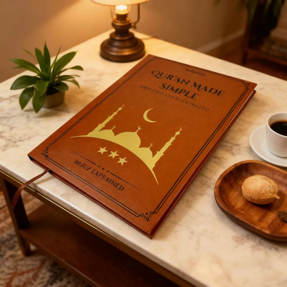 Il Corano ha reso semplice: guida allo studio per principianti con Tafsir illustrato, spiezioni facili e rifornimento completo, regalo Ramadan o Eid