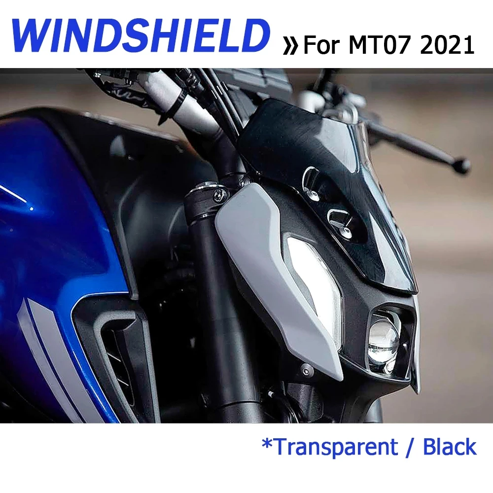 Motorcycle modification accessories suitable for Y a m a h a MT-07 MT07 2021 air deflector windshield