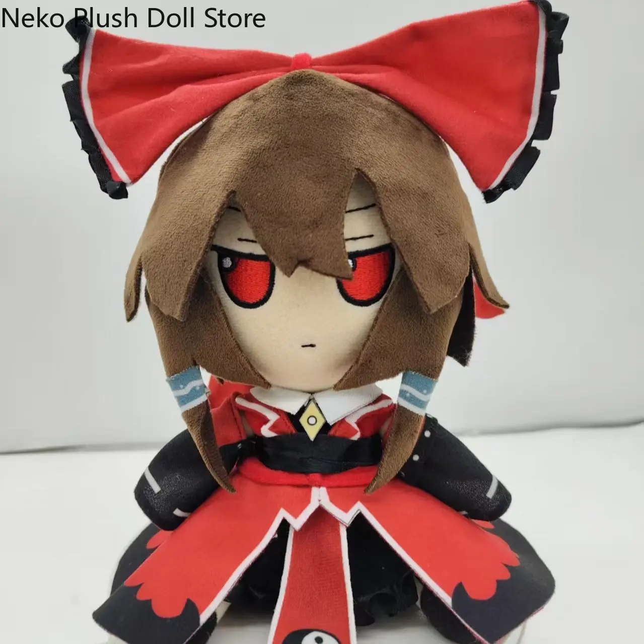 

Touhou Project Hakurei Reimu Anime Game Plush Doll Toy Cosplay Cute Stuffed Throw Pillow Sitting Xmas Gifts