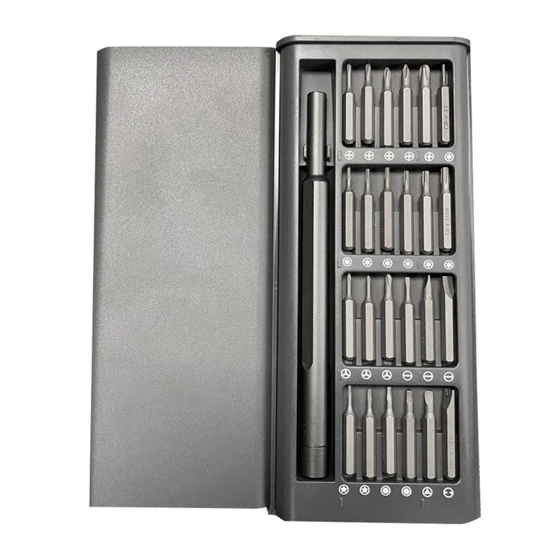 

Magnetic Precision Screwdriver Set, 25-In-1 Mini Pocket Screwdriver Set, Small Repair Set For Mobile Phone/PC/Came