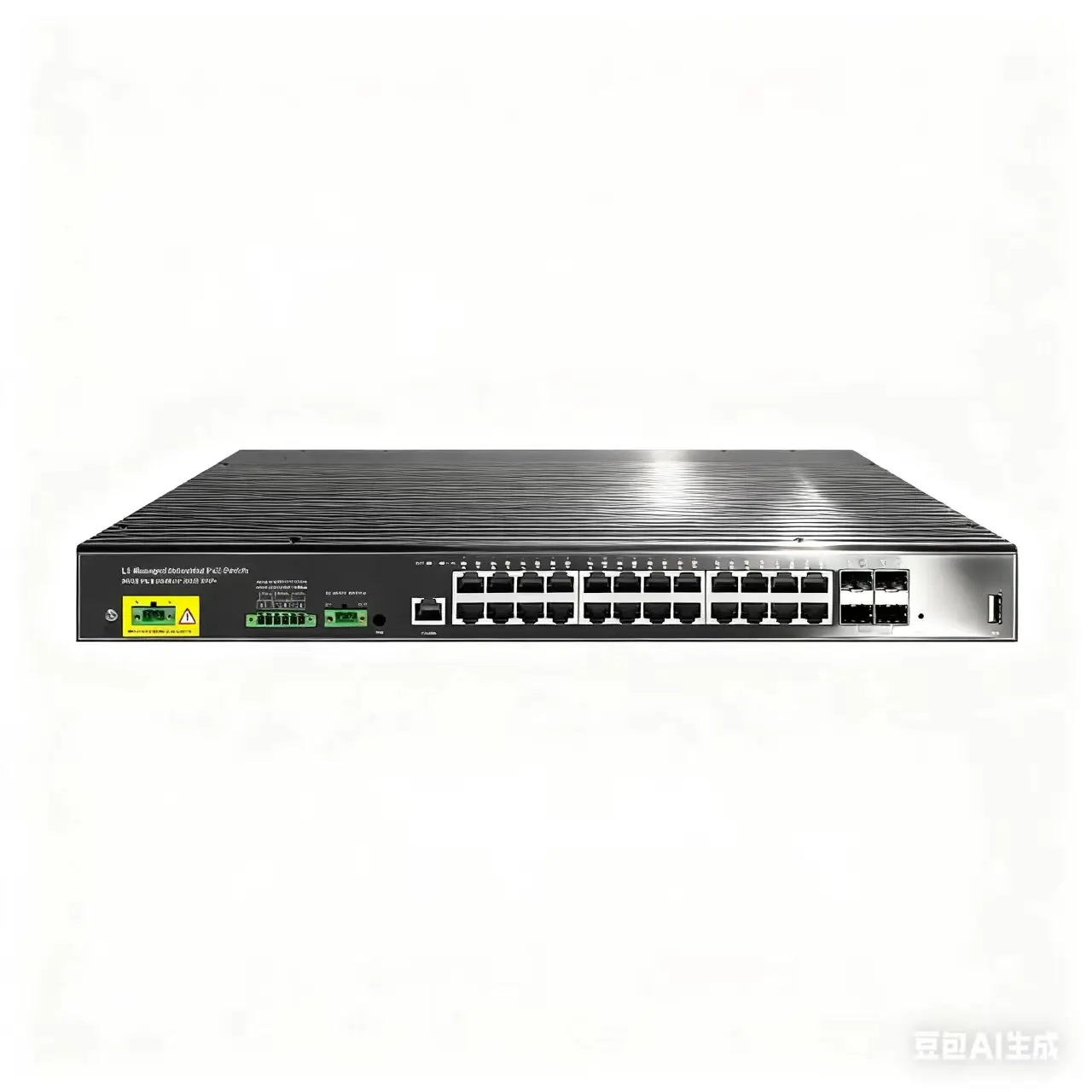 10G uplink industrial L3 managed switch,24*1000M RJ45 POE or non+4*10G SFP+,DC and AC power supply,alarm in and out