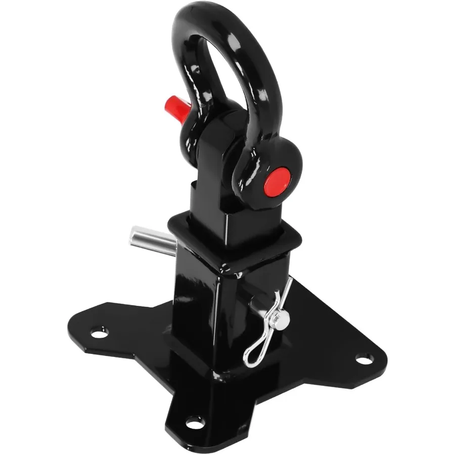 

UTV Rear Class 3 Trailer Hitch 2 Inch Receiver Tow Hitch Receiver with 7 8' D Ring Shackle for Polaris RZR XP 1000 4WD 20142025