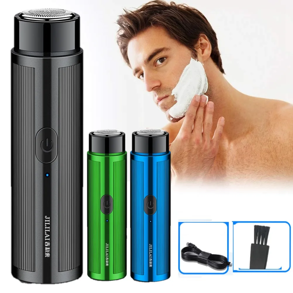 Portable Usb Charging Shaver Machine For Men Wholesale Automatic Mini Rechargeable Travel Face Body Electric Razor Beard Trimmer