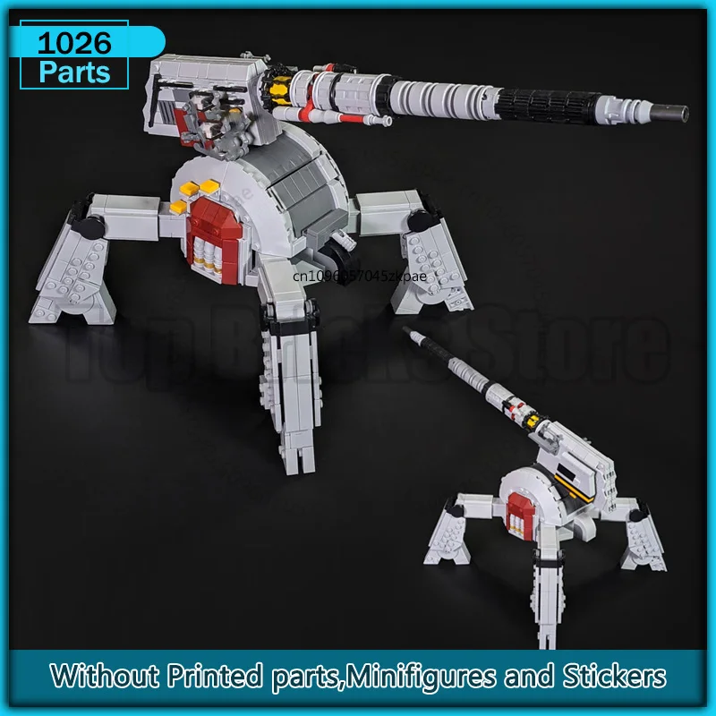 

Space Movie Series MOC Building Blocks AV-7 Anti-Vehicle Cannon Artillery Weapons Model Technology Puzzle Toy Bricks Xmas Gifts