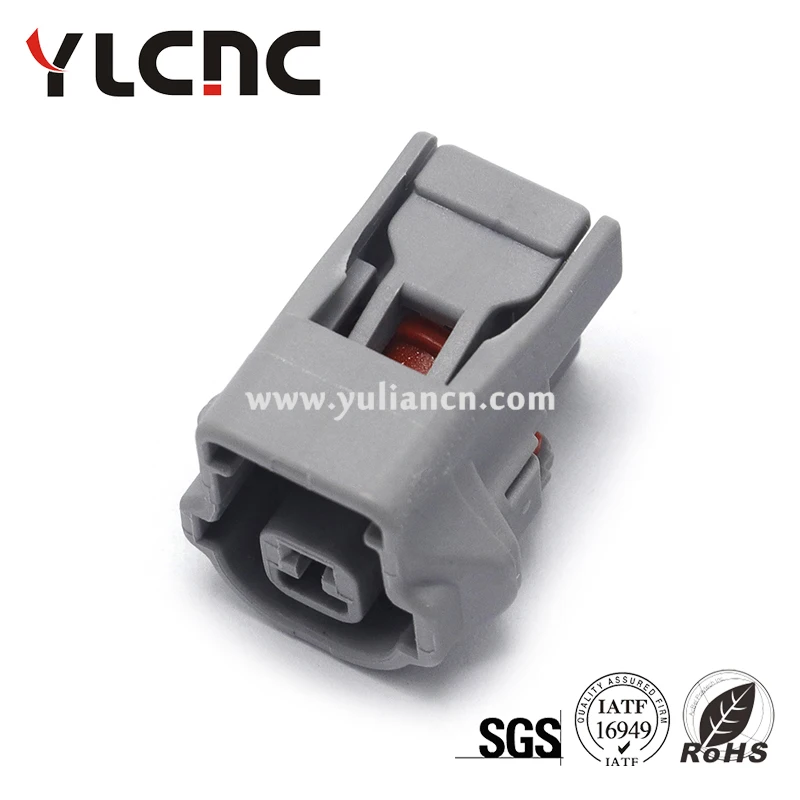 YLCNC 1‑Pin Waterproof Car Knock Sensor Wire Harness Connector Plug Socket 7283‑1019‑10 For Toyota Repair Accessory