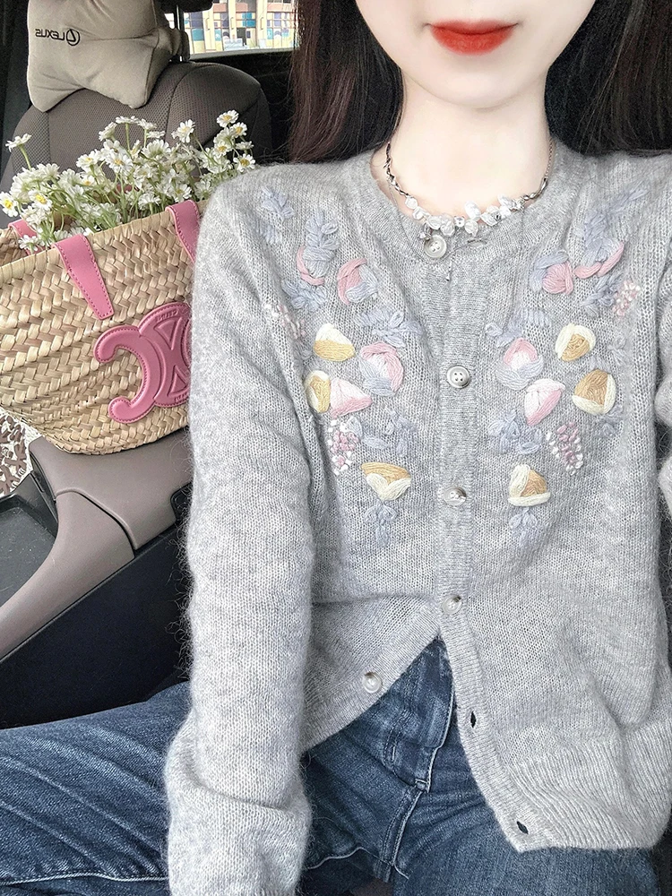 retro-embroidered-knitwear-sweater-women's-faionable-sweetened-agel-3d-flower-design-open-cardigan-outerwear