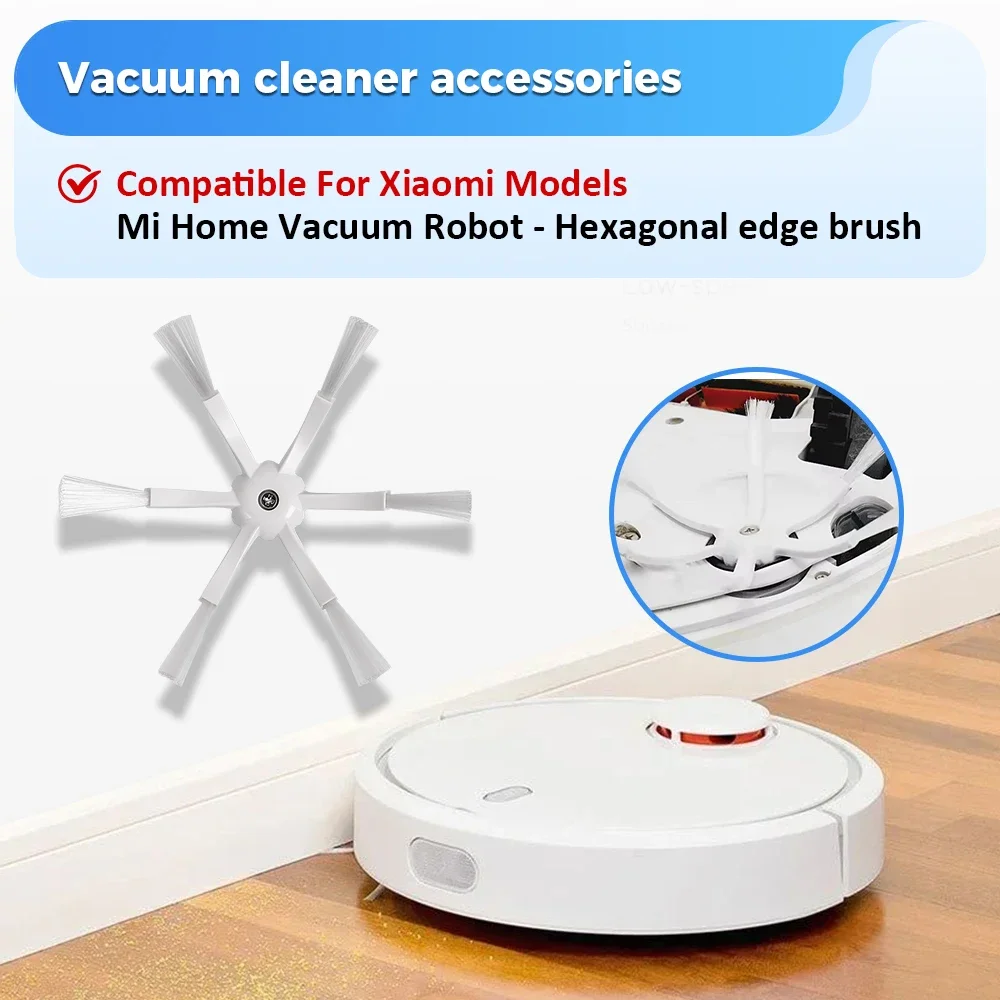 Side Brush For Xiaomi 1/1S For Roborock S4 S5 Max S6 S50 S51 S55 S60 S6 Pure E2 E3 E25 E35 E45 C10 T7S Plus Robot Vacuum