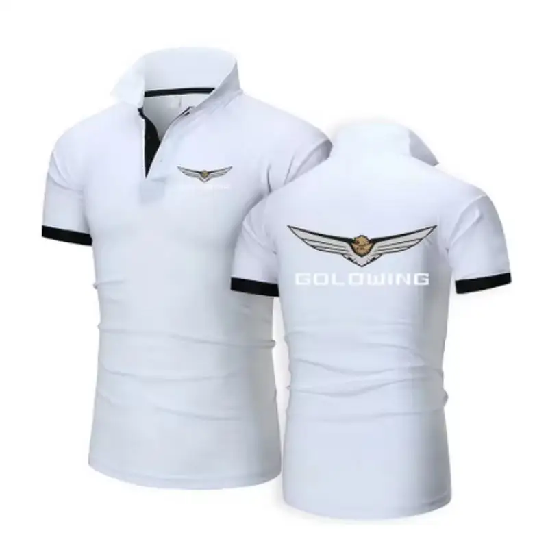 Goldwing Gl1500 GL1800 Japanisches Motorrad-Poloshirt für Herren, lässig, einfarbig, Sommermode, Marken-Poloshirts, M-5XL – Detail 6