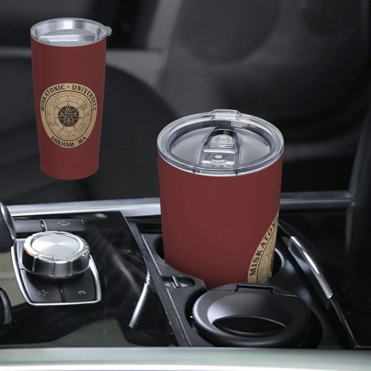 Miskatonic University Stainless Steel Tumbler Vacuum Insulated Mug Thermal Cold Cup Straw With Lid 20oz
