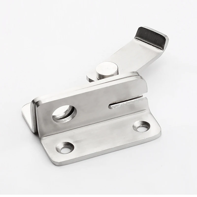 

1PCS Thicken Stainless Steel Door Buckle Cabinet door Hanging buckle Bolt safety bolt Sliding Hasp Pet cage lock latch Accessory