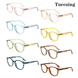 Turezing-gafas de lectura con bisagra para mujer, lentes de luz azul HD a la moda, graduadas + 0 + 1,0 + 2,0 + 3,0 + 4,0