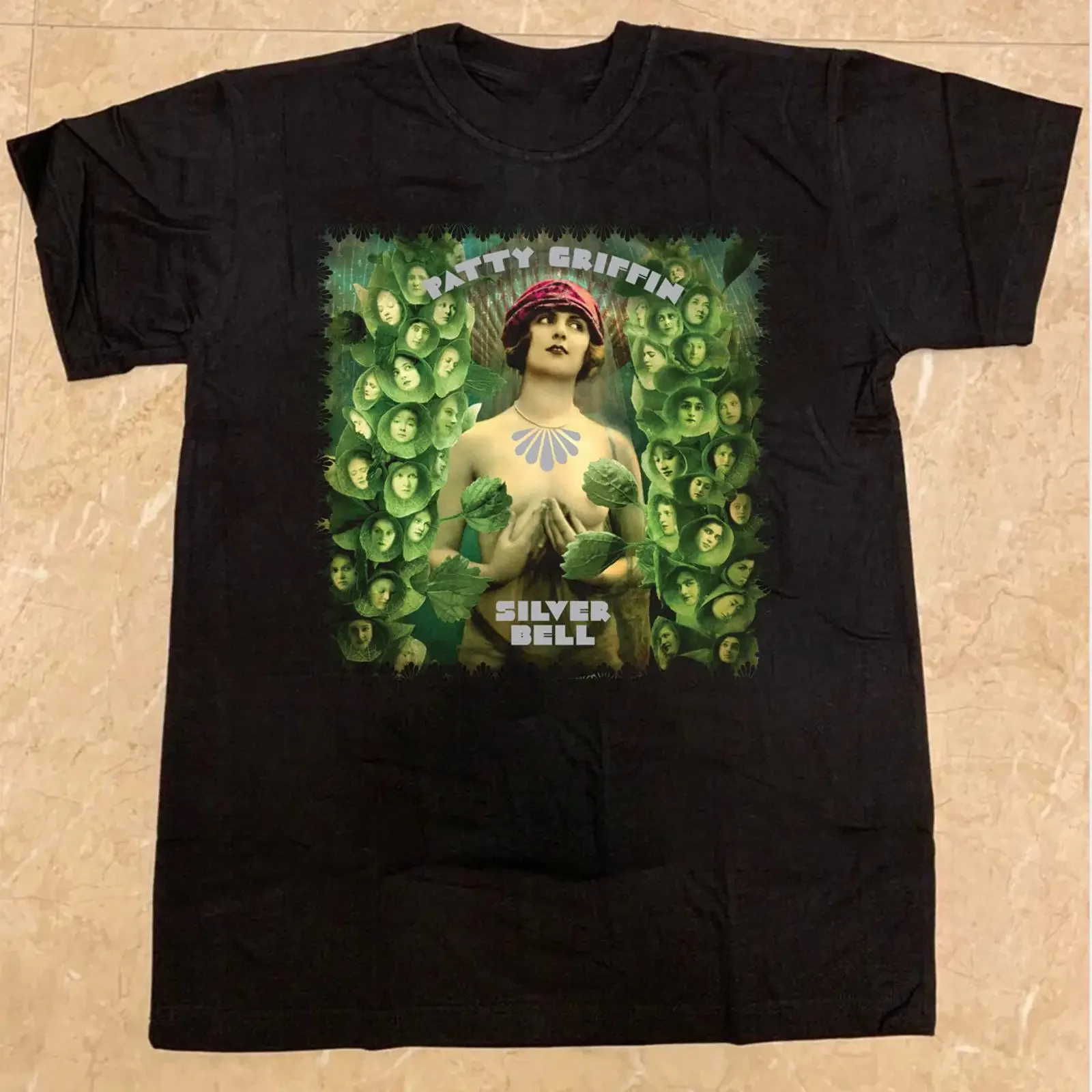 Camicia Patty Griffin Silver Bell in cotone nero S 5XL CL712 vintage Washed fashion Top For Everyday Wear streetwear