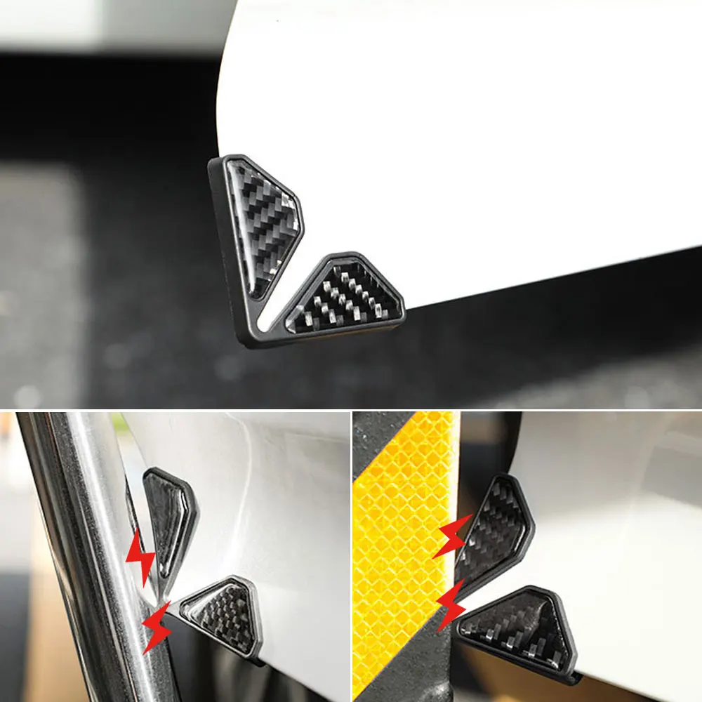 

1Pair Bumper Crash Anti-Scratch Protector Cover Car Door Corner Cover Bumper Silicone Protection Cover Car Exterior Accessories