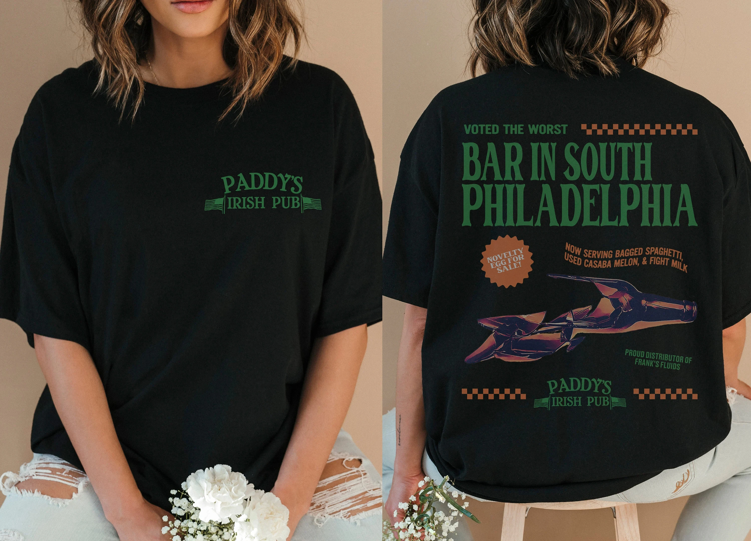 تي شيرت Paddy's Pub It's Always Sunny in Philadelphia TV Show Merch Apparel مضحك Irish Bar St. Patrick's Day Graphic Tee