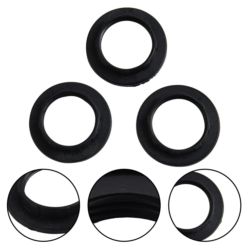 Adapter Lamp Shade Ring Inner Dia 28mm Outer Dia 44mm Plastic Black/White E14 Lamp Shade Lampshades Replacement