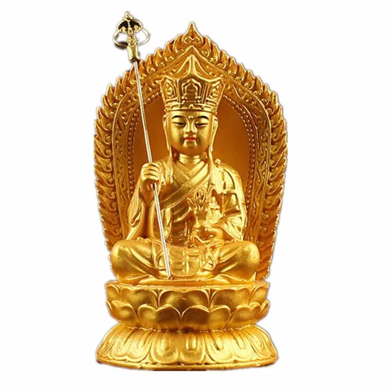 

3.8" Resin Ksitigarbha Bodhisattva Statues Tibetan Buddhism Buddha Statue