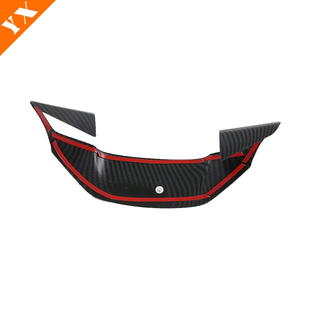 Car Steering Wheel Cover Decor Panel Carbon Red Garnish Car Interior Trim For Changan CS35 PLUS Accessories 2023-2025