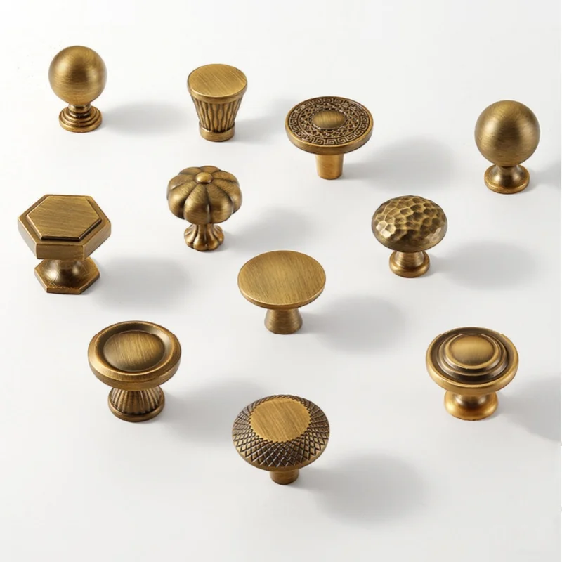 Vintage Kitchen Cabinet Storage Handles Retro Wardrobe Cupboard Door Pulls Furniture Knobs Cabinet Drawer Knobs And Handles