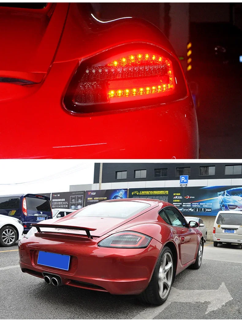 Osmrk led rear light driving brake turn signal assembly for Porsche Boxster 2004-2011