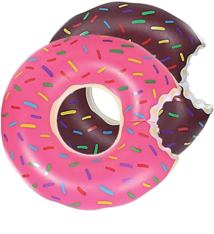 

Factory Wholesale Custom Donut Circle Swimming Floater Ring Inflatable Pool Toy for Kids and Adultspromote sales