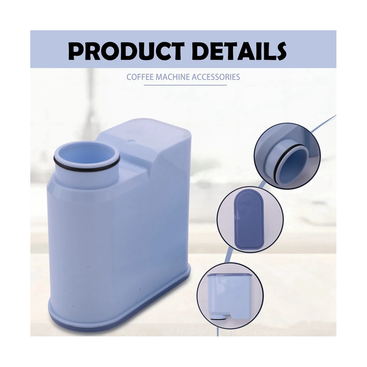 3Pcs Replacement Coffee Machine Water Filter for Filters Descaling CA6903/10/00/01/22/47 CMF009