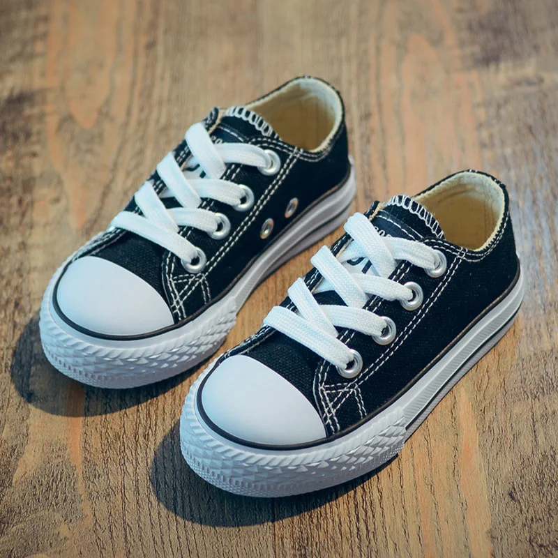 New Brand Kids Canvas Sneakers for Toddler Sport Casual Shoes Fashion Breathable Children Flats Canvas Shoes Boys Girls Loafers