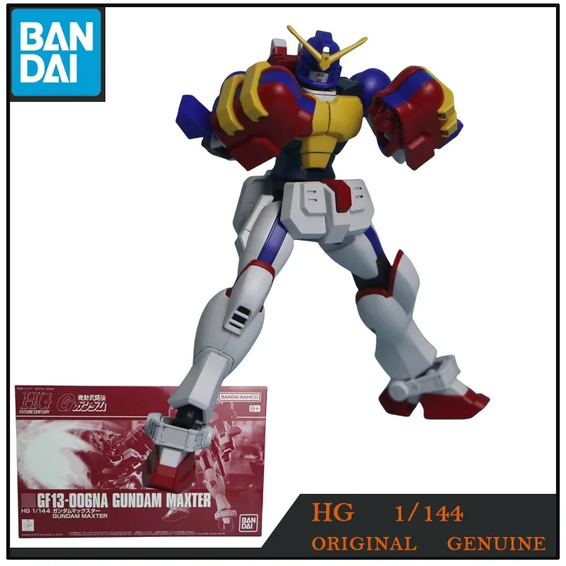 

Bandai Gundam оригинальные модели HG 1/144 GF13-006NA GUNDAM MAXTER, аниме фигурки, игрушки для мальчиков, подарок для детей, коллекционные модели, украшения