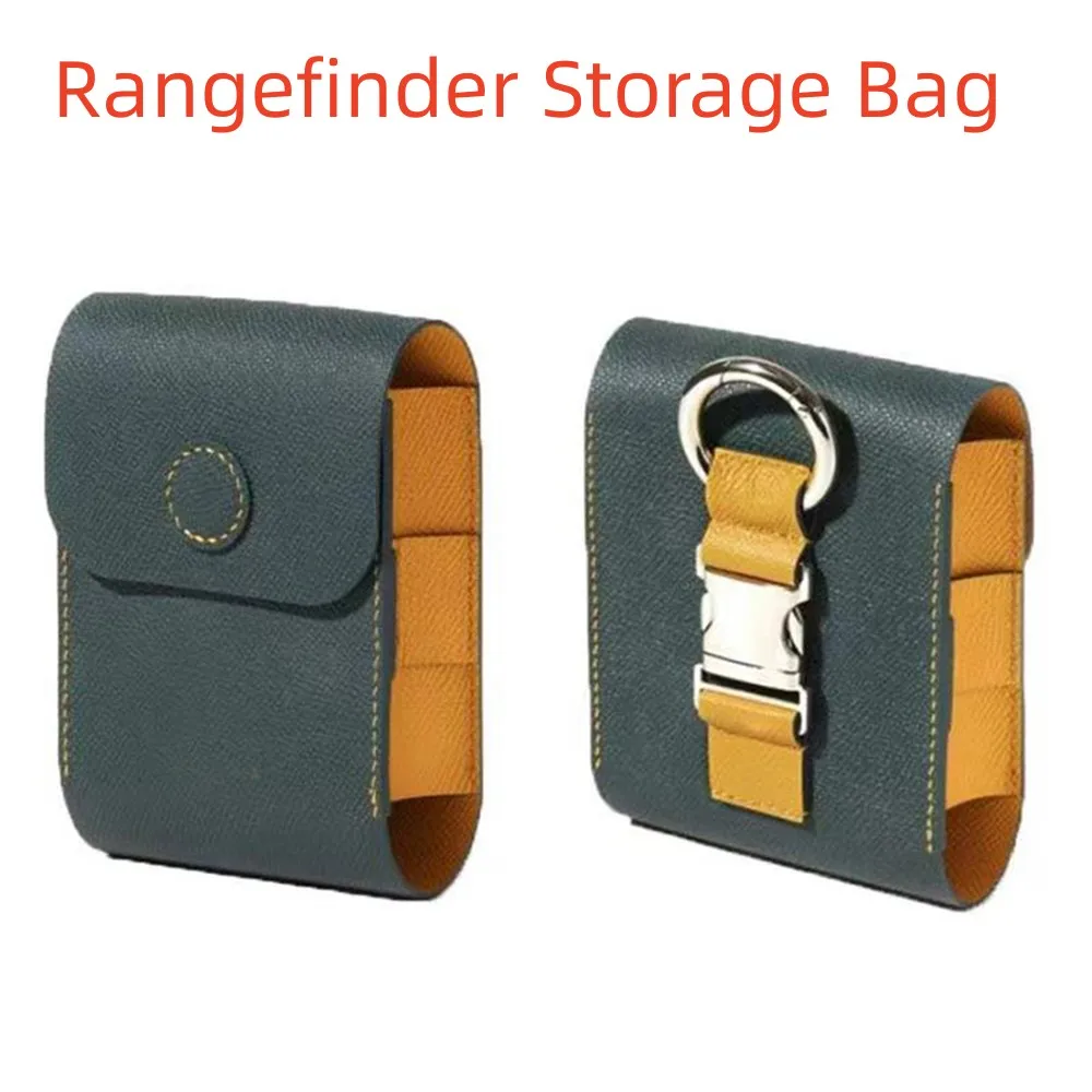 Golf Rangefinder Storage Bag Leather Storage Case For Golf Ranging Instrument Shockproof Waterproof Diastimeter Case For Golf