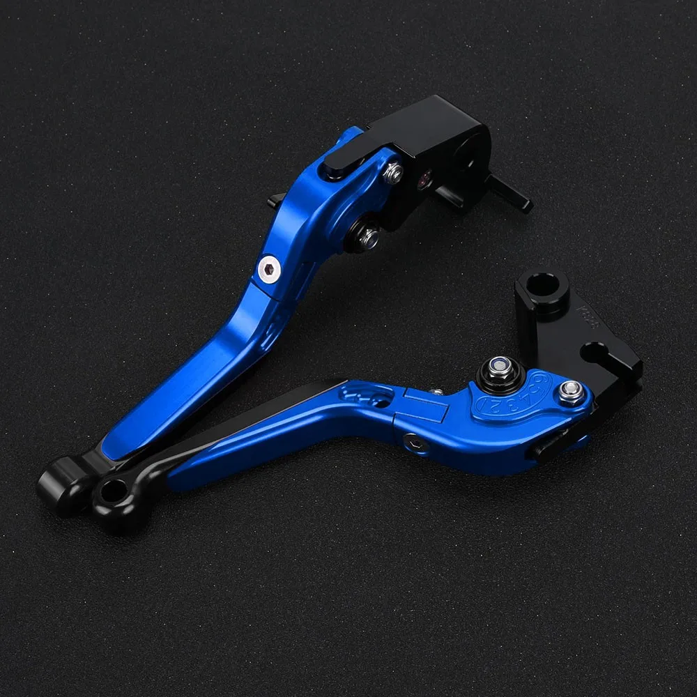 

Motorcycle Aluminum Adjustable Brake Clutch Levers Handle Handlebar Grips Ends For QJMOTOR QJ SRK250 SRK 250 250SRK All Year