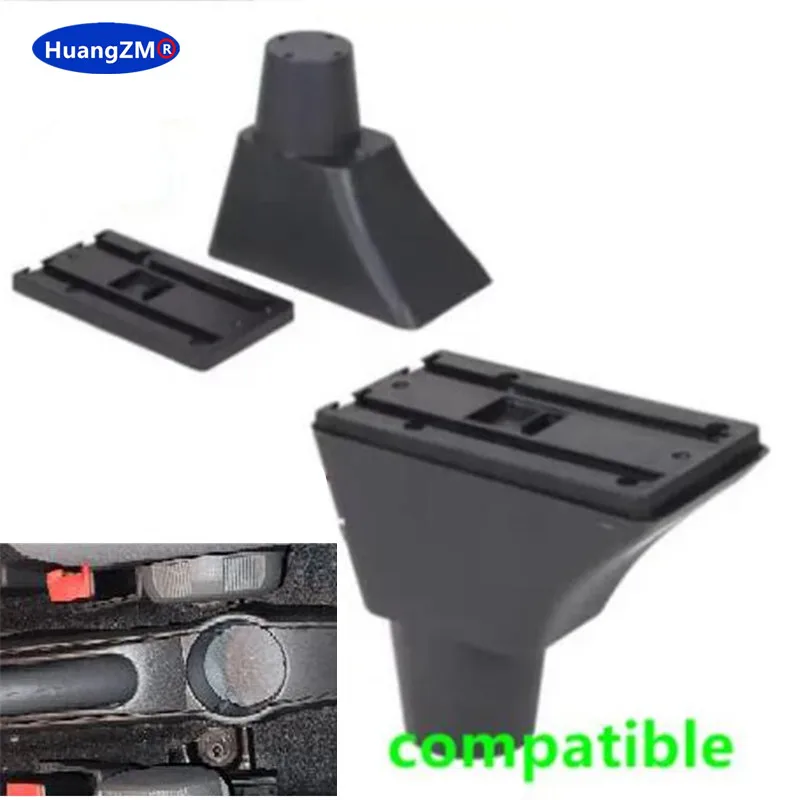 For Fiat Panda II 2 Armrest Box Arm Elbow Rest Center Console Storage Box USB Port Interior Dedicated Retrofit Car Accessories