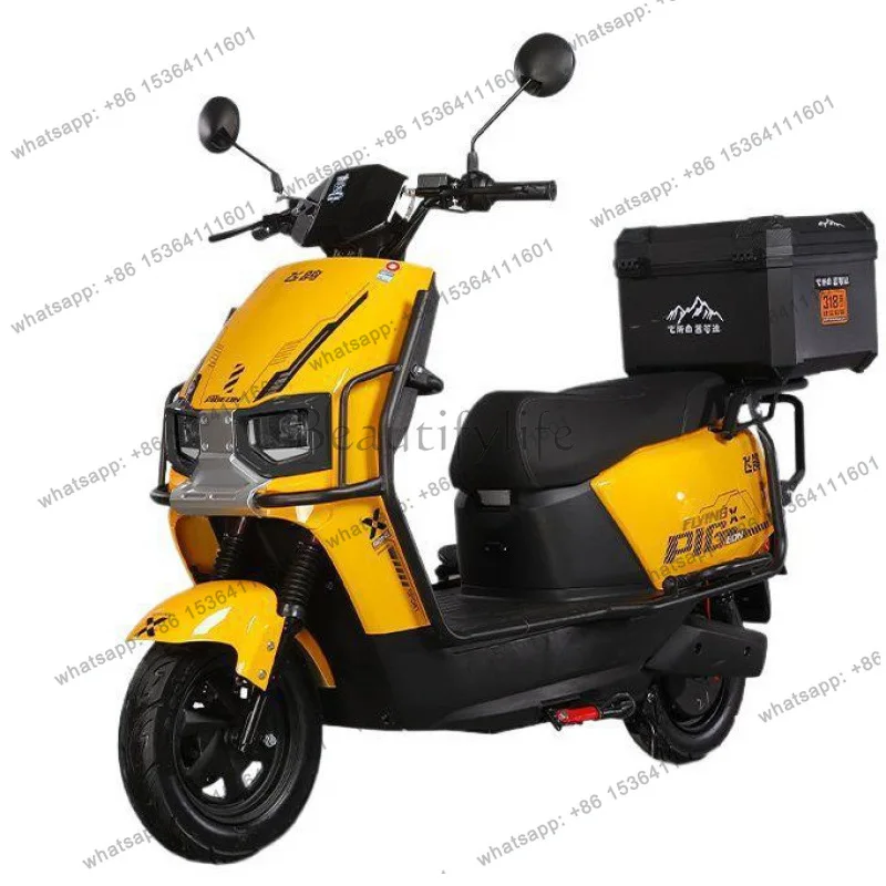 

Long-lasting battery life Electric two-wheeled motorcycle High horsepower Super long battery life Deluxe dual battery