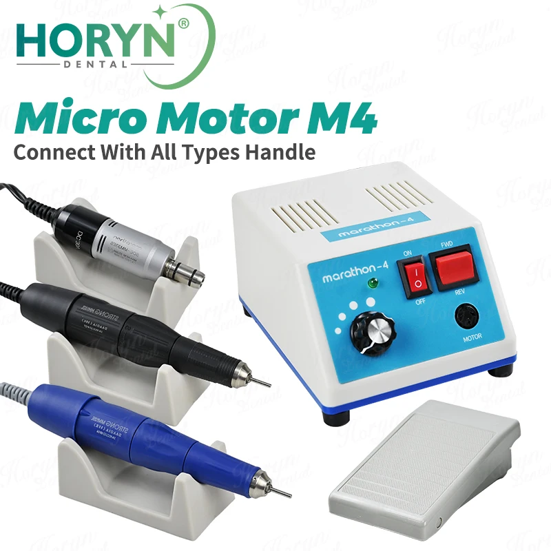 65W Dental Polishing Machine Marathon Motor Micromotor Machine+ 35K RPM H37L1 Handpiece Lab Equipment 110V 220v