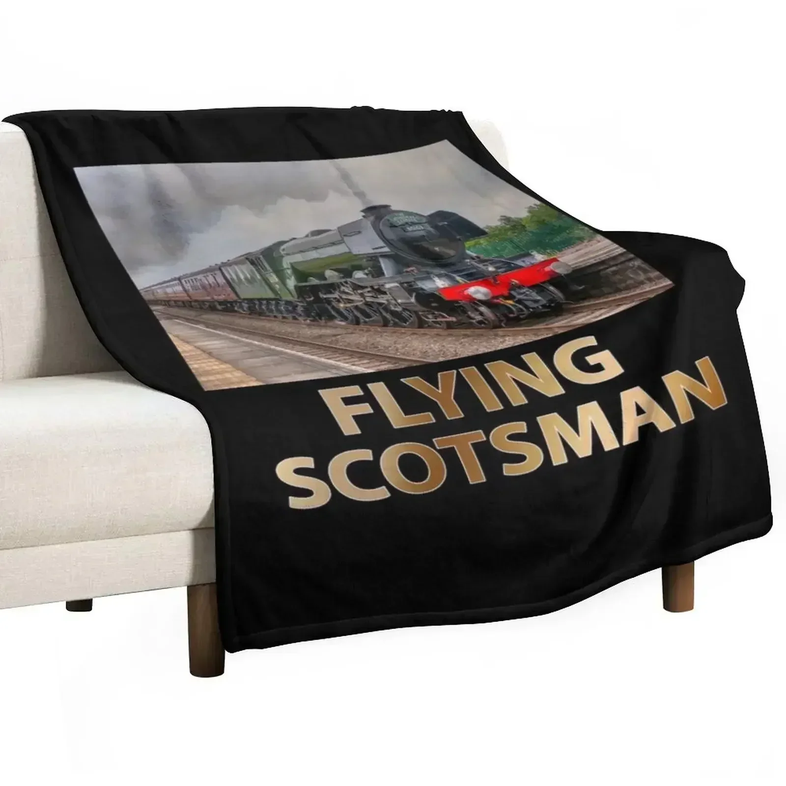 

The Flying Scotsman Throw Blanket All Season Lightweight Soft Blanket for Bed