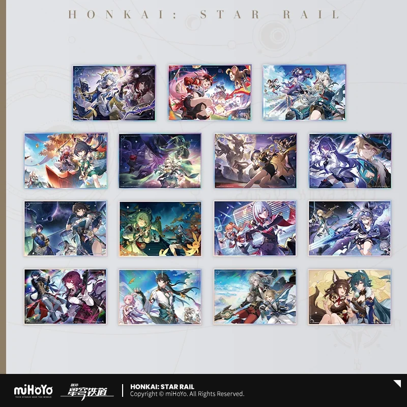 

Sunsyea Honkai Star Rail Official Merch miHoYo Original Authentic XJLX Series Colored Board Blade Jing Yuan Kafka Dr. Ratio