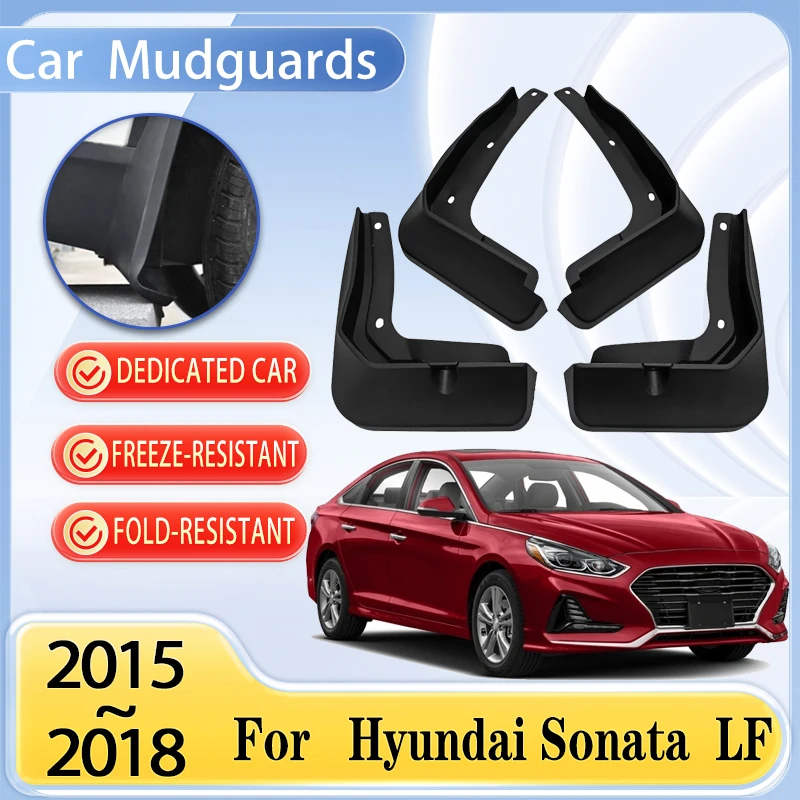 Car Mudguards For Hyundai Sonata New Rise LF MK7 2015 2016 2017 2018 Mud Guard Flaps Splas Splash Guard Fender Car Accessories