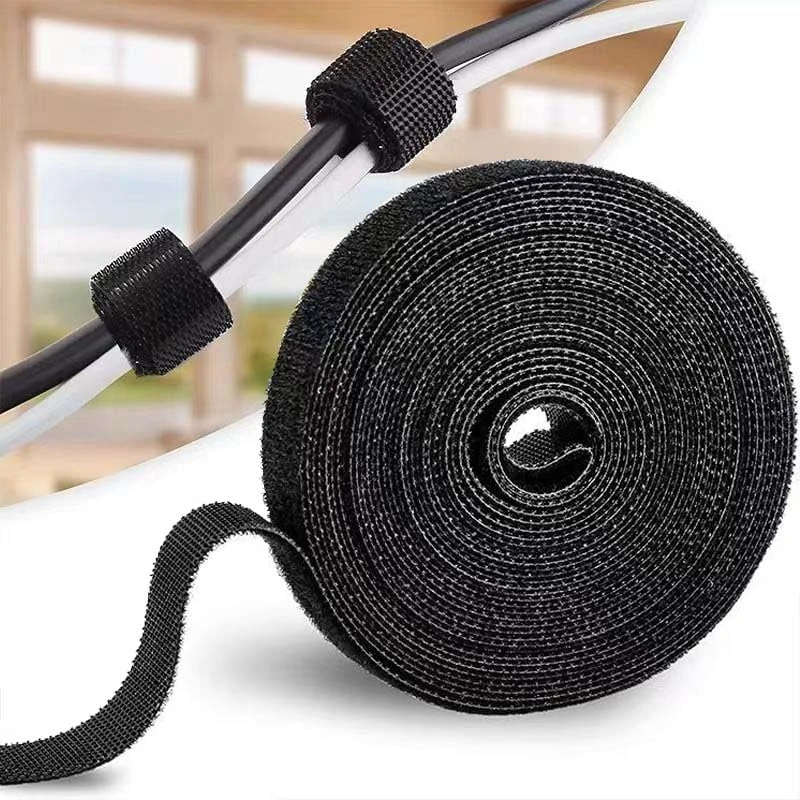 3 Meter Self Adhesive Cable Organizer Wire Winder Tape Anti-tangle Cord Management Ties for Earphone Mouse Phone Home Office Use