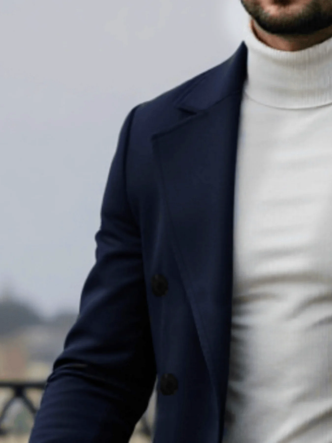 Nowy dwurzędowy płaszcz przeciwdeszczowy, gruby trencz z ciepłą podszewką, modny i popularny płaszcz trencz