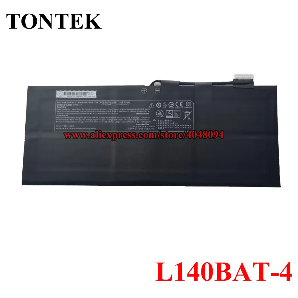 New L140BAT-4 L140BAT-2 Battery For Thunderobot 911 Mixbook Air I5 I7 For Gigabyte RC14 For Clevo Lemp9 System76 Pro