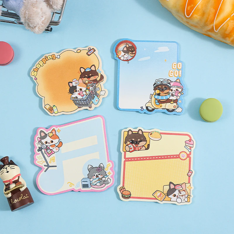 Bild 5: 30 Stück Kawaii japanischer und koreanischer Stil DIY Scrapbook Memo Nachrichten Handgemachtes Hintergrundpapier für Schul- und Bürobedarf