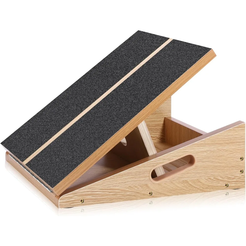 

Professional Slant Board for Calf Stretching, Adjustable Wooden Calf Stretcher Incline Board, Calf Stretch Board