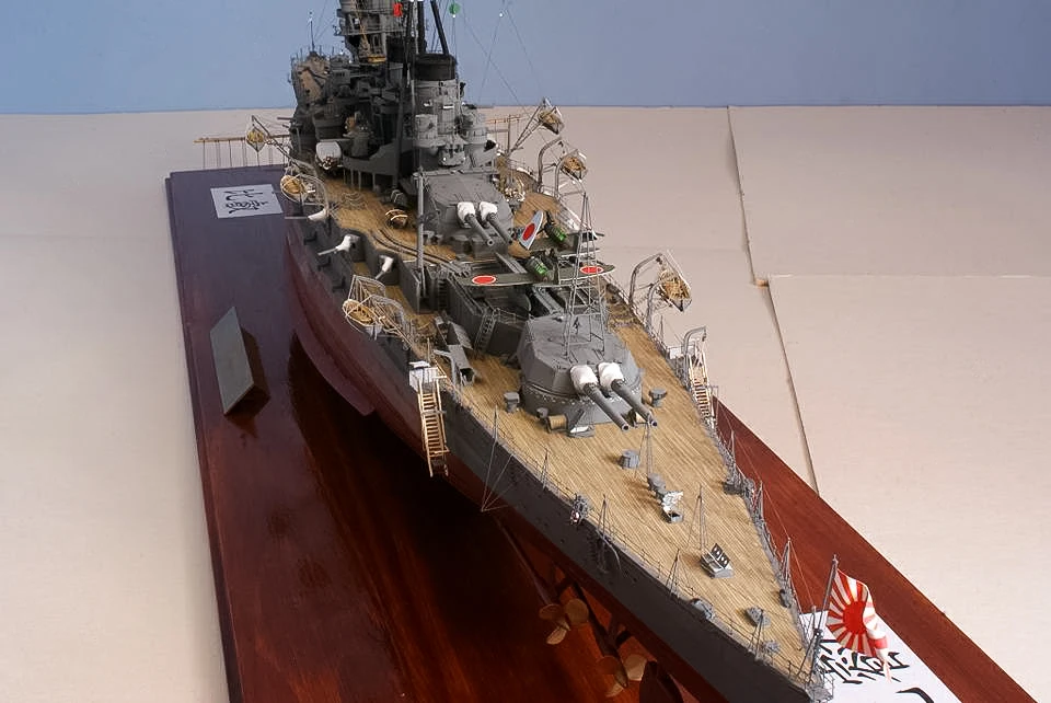 1:200 Scale WW2 Battleship Hiei DIY Handcraft Paper Model Kit Puzzles Handmade Toy DIY