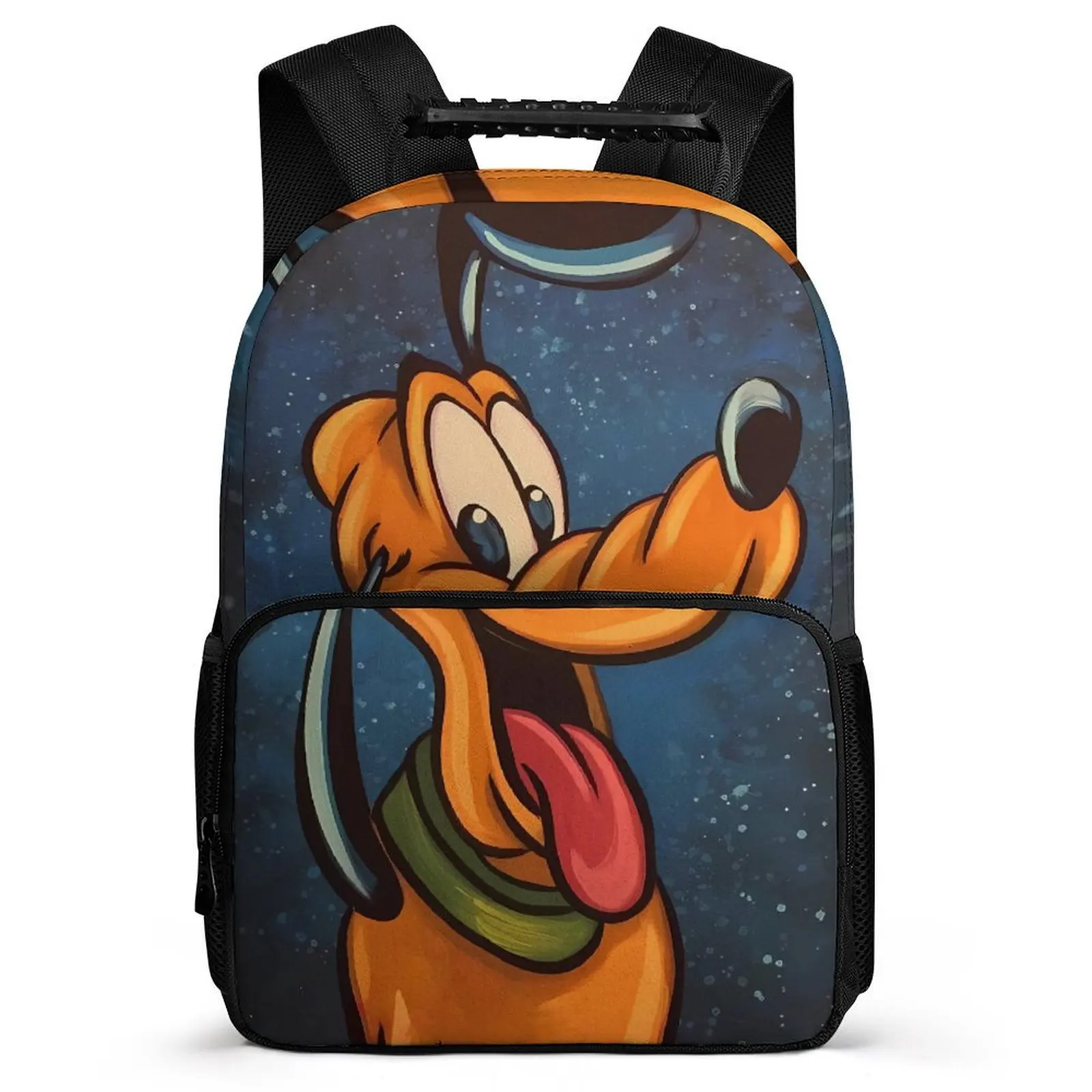 

Fashion Disney Pluto Teen Student Girl Boy To School Knapsack 16 Inch Cartoon Backpack Women Rucksack