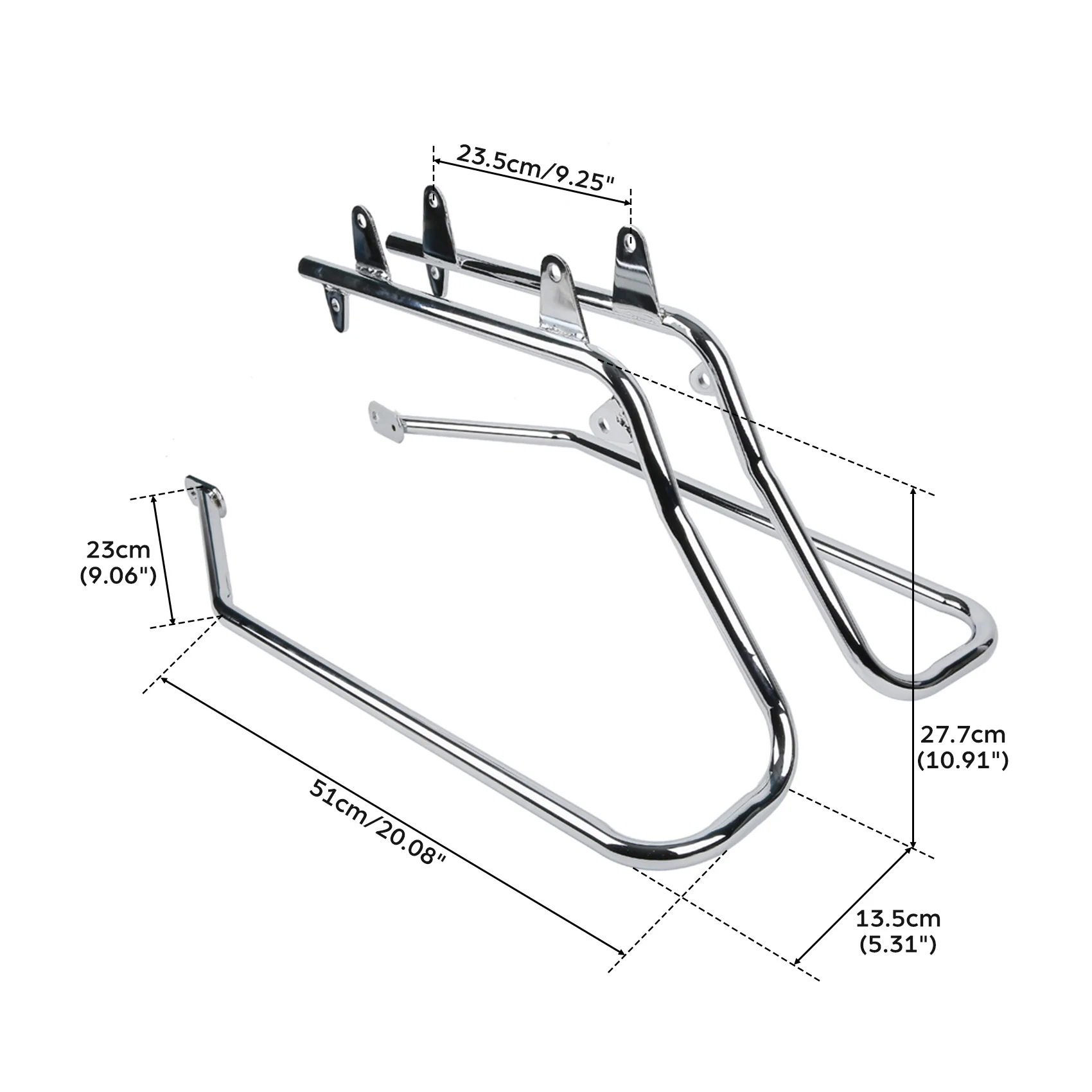 Motorcycle Hard Saddlebag Saddle bag Conversion Brackets For Harley Softail Deluxe Heritage Springer Fatboy Breakout 1984-2017