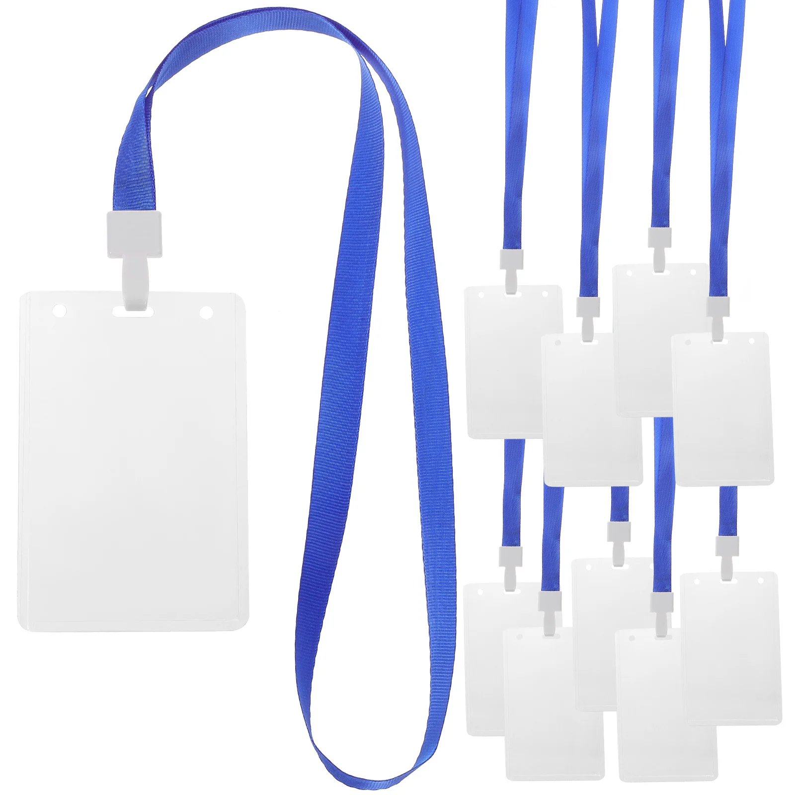 

10Pcs Clear Card Sleeves Protective Covers for Id Game Business Cards Easy to Use Card Sleeves Badge Sleeve Badge Cover