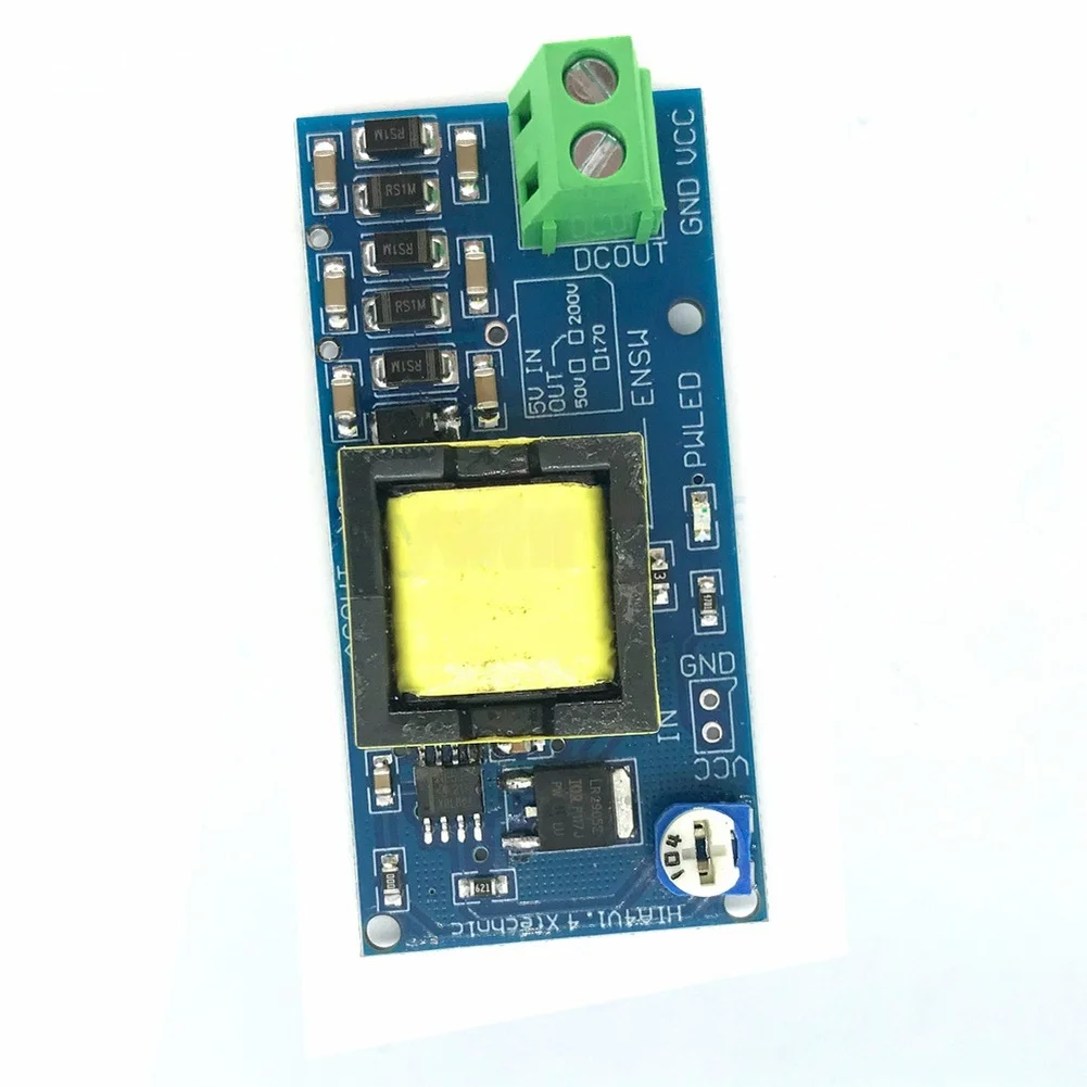 DC DC Adjustable Boost Supply 5V 12V Input 100V 1200V Output High Voltage Module for Capacitor Charging Systems